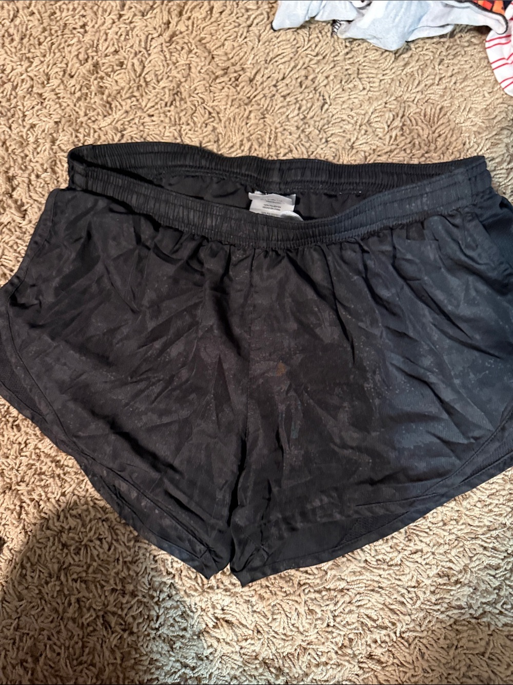 Soffe Black Athletic Running Shorts